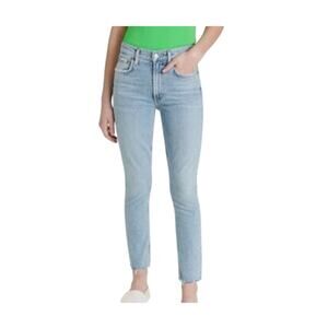 Agolde Womens Ankle 5 Pocket Raw Edge Hem Jeans Size 24